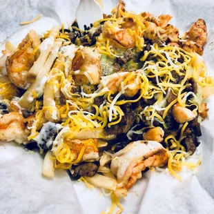 Carne asada shrimp fries!!!!  MUST TRY