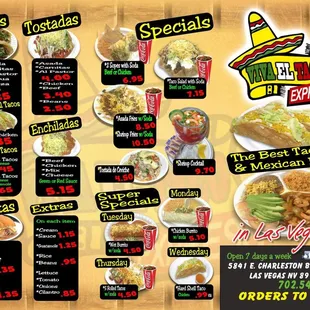 Menu 2018
