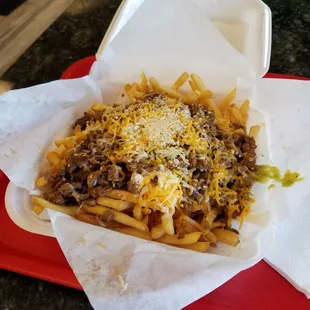 Carne asada fries!