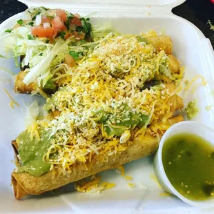 Taquitos aka rolled tacos