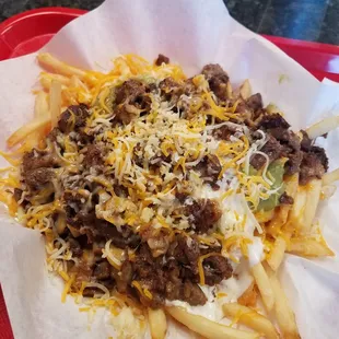Cabeza fries. Really, Really good!