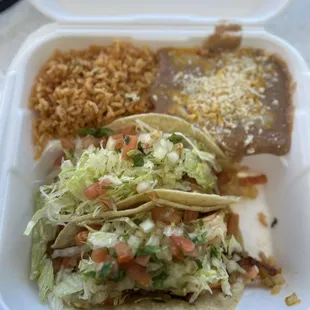 Shrimp Taco Meal $14+