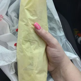 Chorizo breakfast burrito