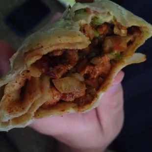 Al pastor burrito!