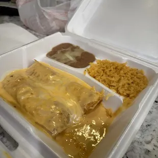 Chicken Enchiladas Meal