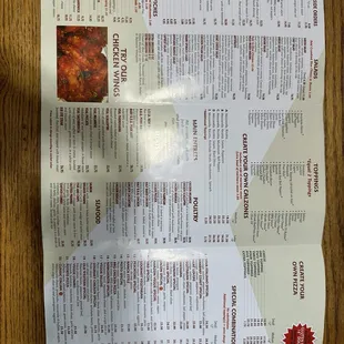 Menu (instagram: wooneats)