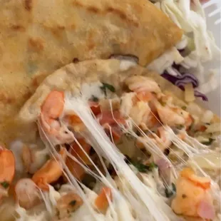 Quesadillas de camaron