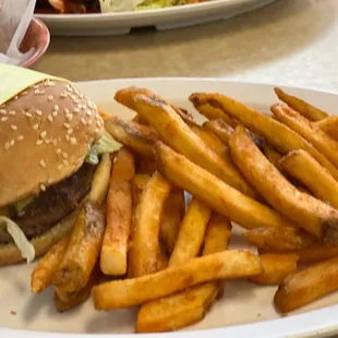 New!! Cheeseburger combo; Coke can.