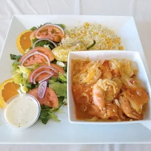 Camarones al mojo de ajo