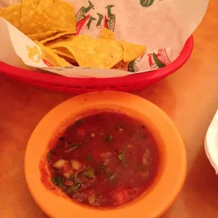 Salsa and Chips