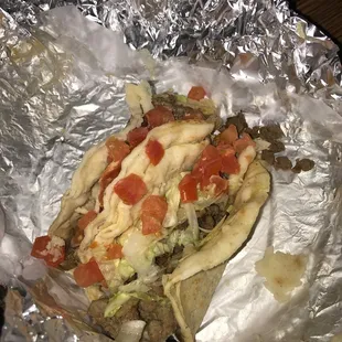 Beef tacos