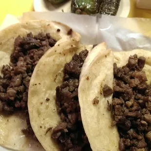 Real Mexican Tacos. Nothing Tex-Mex about it.