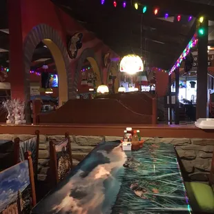 Classically over the top ambiance