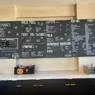 Menu board