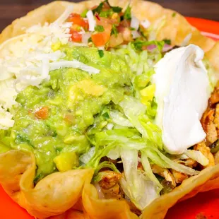 a plate of food
