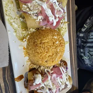 His &amp; Hers enchiladas