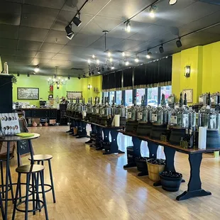 the interior of a restaurant