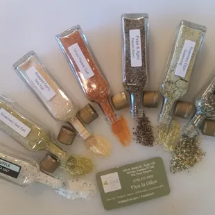 a variety of spices