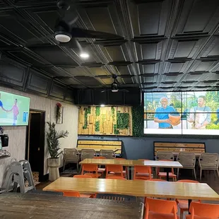 More seating