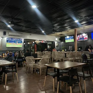 Inside seating