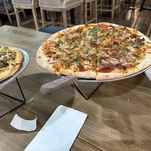 Birria Pizzas