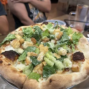 Caesar Salad Pizza