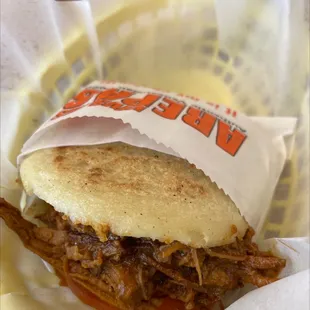 4. Roasted Pork Butt Arepas