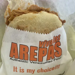 #2. Wood Fire Shredded Chicken Arepa