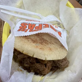 #3. Beef Shredded Arepa