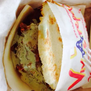 #4. Roasted Pork Butt Arepa