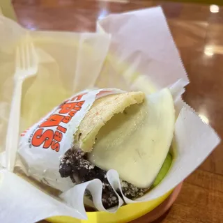 #5. Black Beans and Cheese Arepa