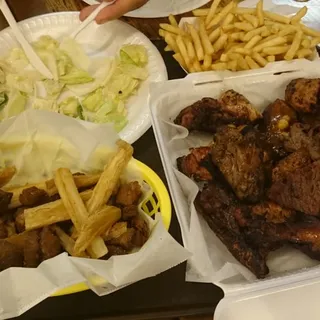 Pork Fried Rinds and Fried Yucca Root Specialty