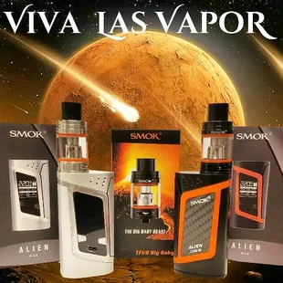 The ALIEN KITS have landed!  Come check out one of the best setups from Smoktech®  at Viva Las Vapor.