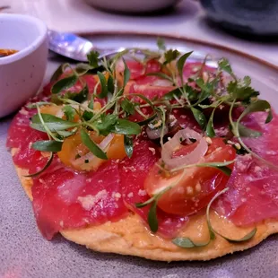 Tuna Tostada
