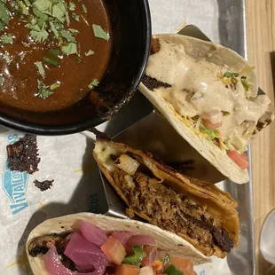 Buffalo chicken, portobello, roasted beef