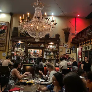 Inside the restaurant... they also have outdoor seating.