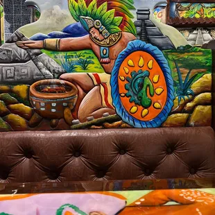 A very colorful place. Reminds me of the Rainforest Cafe