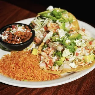 Yummy and refreshing tostadas Acapulco style!