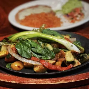 Veggie fajitas (V)