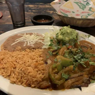 Camarones Arbol and Habanero ala Diabla