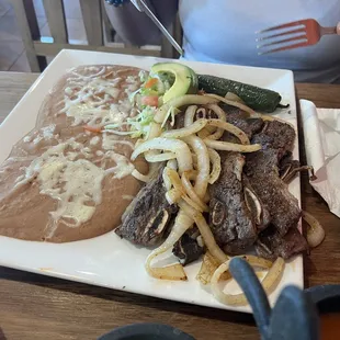 Costillas de res - all beans no rice