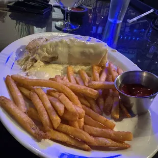 Chimichanga with fries? lol
