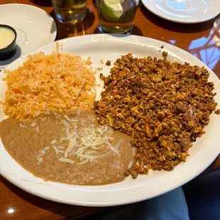 Huevos con Chorizo.  Delicious!