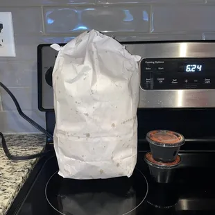 Large bag of chips and salsa is pretty large