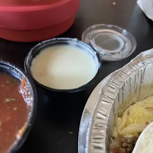 Small side queso.