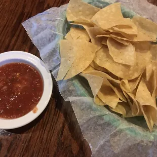 Chips and salsa.