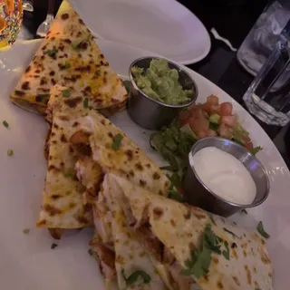 Tinga Pulled Chicken Quesadilla