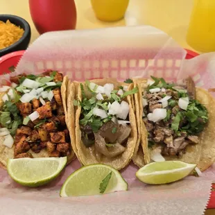 Tacos trio.