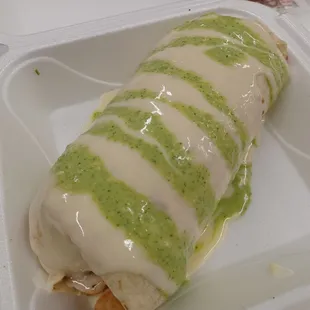 Very good burrito.