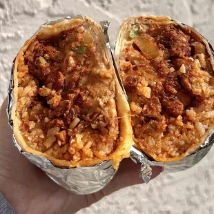 AL PASTOR SUPER BURRITO, Happy Cinco de Mayo!!